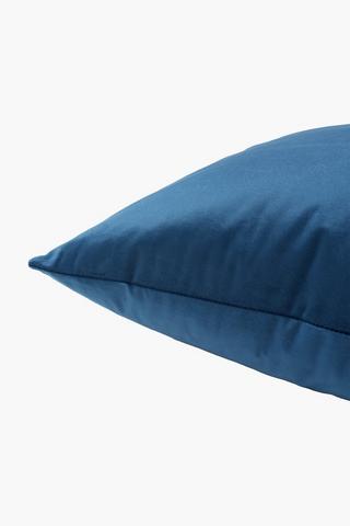 Velvet Plain Scatter Cushion, 50x50cm