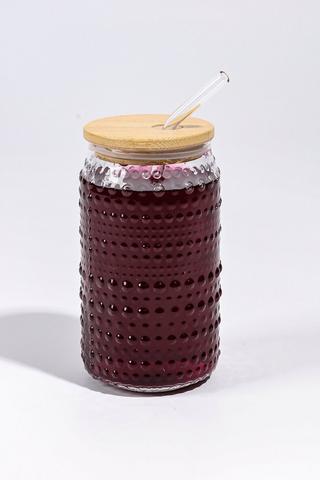 Textured Sippy Glass