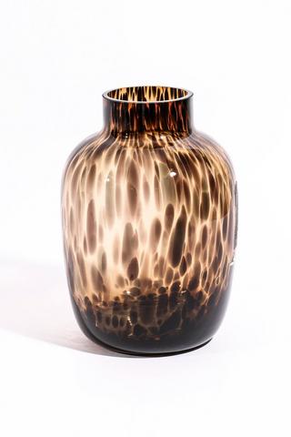 Tortioise Bottle Glass Vase, 20x28cm