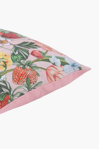 Embroidered Cambria Floral Scatter Cushion, 40x60cm
