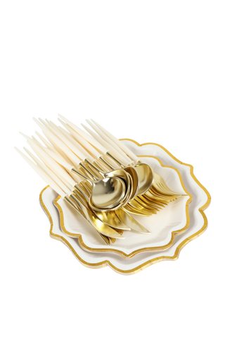 Eid 40 Piece Ornate Square Dining Set