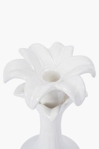 Palm Dinner Candle Holder, 10x14cm