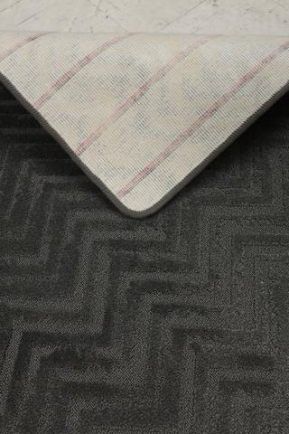 Poly Textured Chevron Rug, 120x180cm