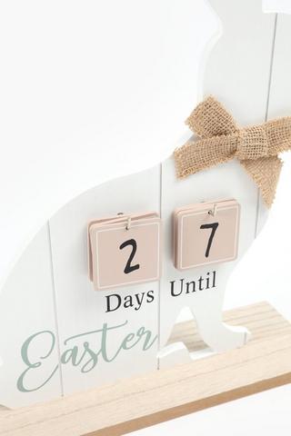 Count Down Bunny Sign, 28x39cm