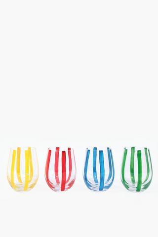 4 Pack Tolima Stripe Tumblers