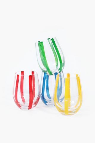 4 Pack Tolima Stripe Tumblers