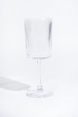 Rib Wine Glass