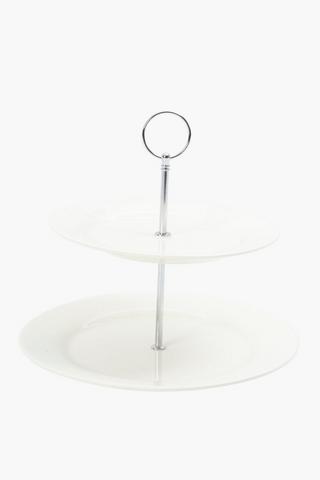 2 Tier Ceramic Cake Stand