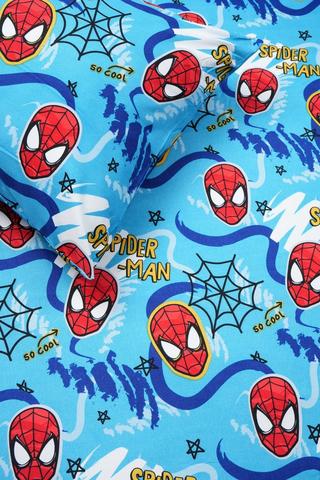 Soft Touch Spiderman Reversible Fitted Sheet
