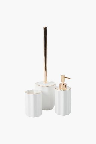 Ceramic Scallop Bath Tumbler