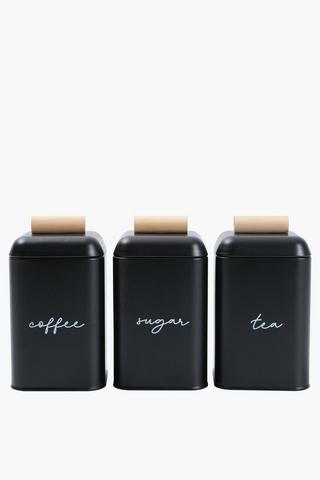 Set Of 3 Mod Canisters
