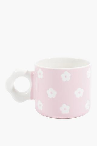 Embossed Daisy Mug, 320ml