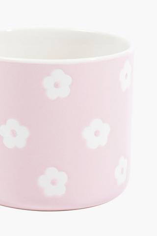 Embossed Daisy Mug, 320ml