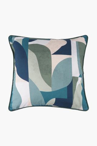 Extra Premium U+g Nabil Geo Feather Filled Scatter Cushion, 60x60cm
