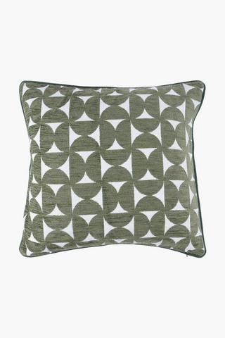 Extra Premium U+g Nabil Geo Feather Filled Scatter Cushion, 60x60cm