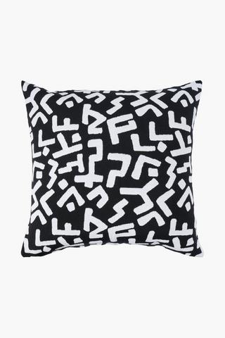 Jacquard Afeni Geometric Scatter Cushion, 60x60cm