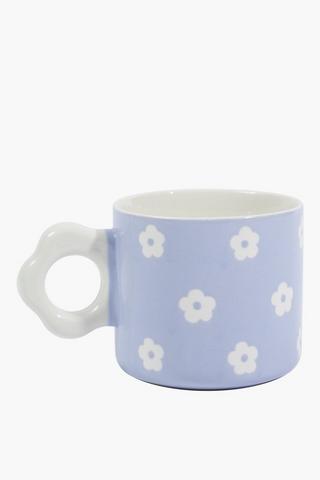 Embossed Daisy Mug, 320ml