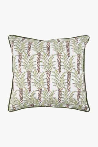 Extra Premium U+g Printed Botanic Feather Filled Scatter Cushion, 60x60cm