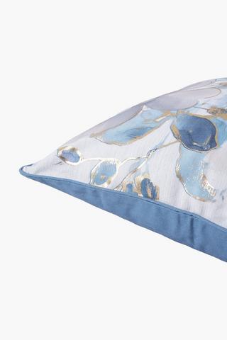 Extra Premium Dahlia Floral Feather Filled Scatter Cushion, 60x60cm