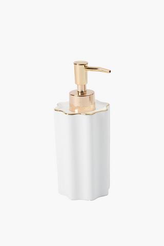 Ceramic Scallop Soap Dispenser