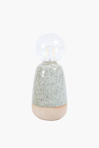 Ceramic Dipped Lamp Set, 10x23cm