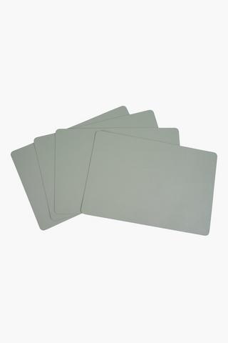 4 Pack Pu Placemats
