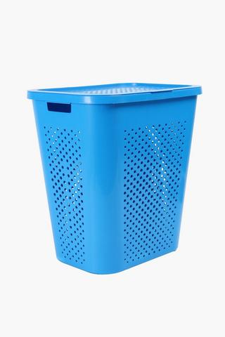 Plastic Dotted Storage Basket Large-onesize