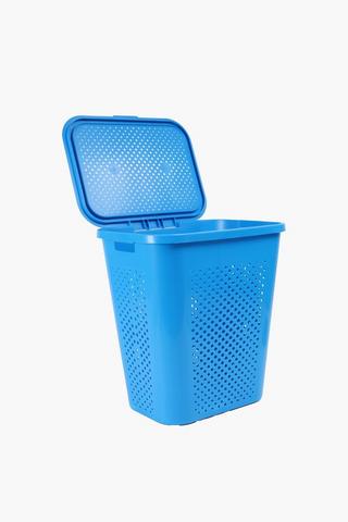 Plastic Dotted Storage Basket Large-onesize