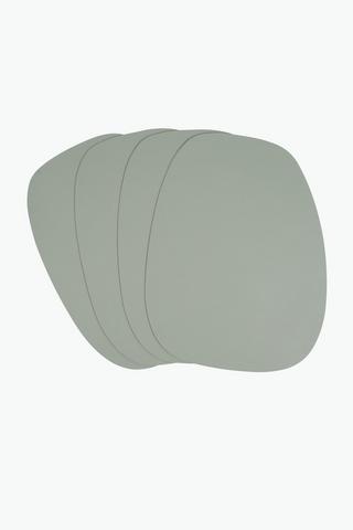 4 Pack Pu Cobble Placemats