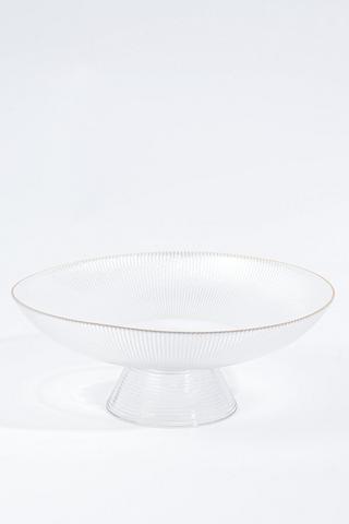 Metallic Rim Cake Stand