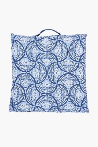 Auden Coastal Cotton Chair Pad, 40x40cm