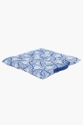 Auden Coastal Cotton Chair Pad, 40x40cm