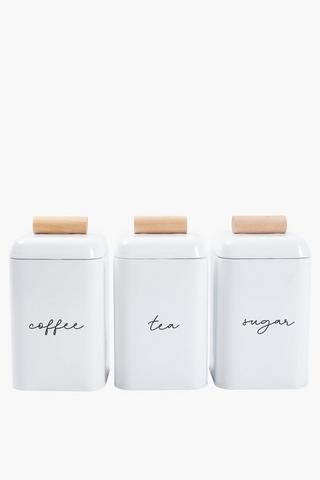 Set Of 3 Mod Canisters