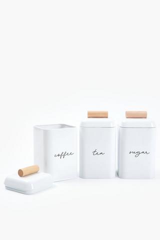 Set Of 3 Mod Canisters
