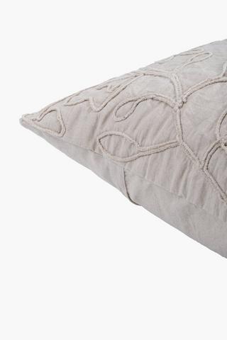 Textured Lola Scatter Cover Only, 60x60cm