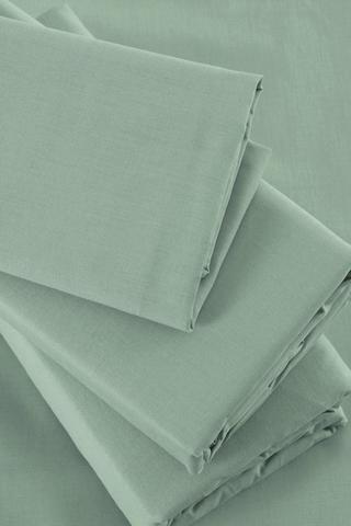 144 Thread Count Extra Length Extra Depth Fitted Sheet, 37cm