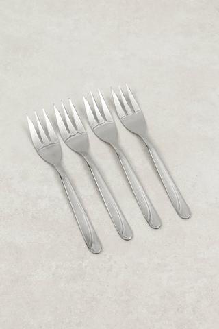 4 Pack Stainless Steel Cake Forks