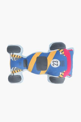 Cameroon Racer Shaped Cushion, L55xw34cm