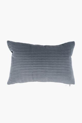 Velvet Wavy Scatter Cushion, 30x50cm