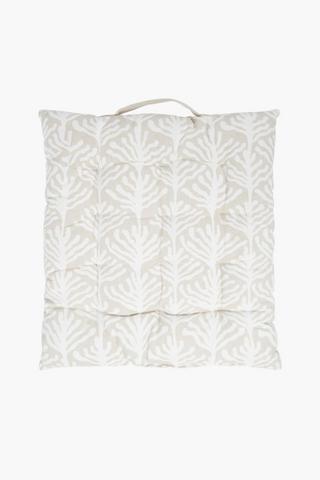 Tambora Protea Cotton Chair Pad, 40x40cm