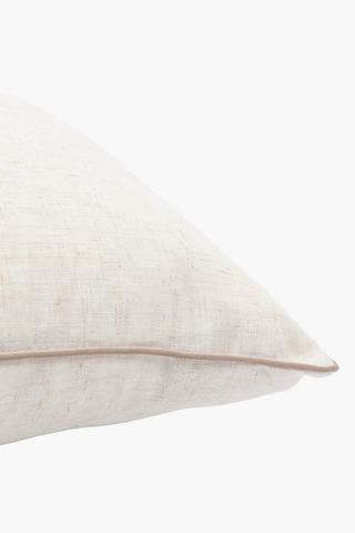 Plain Piping Detail Scatter Cushion Cover, 60x60cm