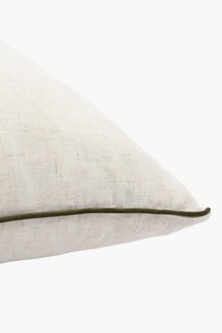 Plain Piping Detail Scatter Cushion Cover, 60x60cm