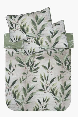 Polycotton Paarl Botanical Reversible Duvet Cover Set