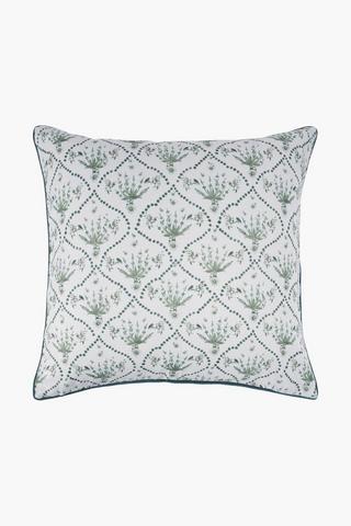 Extra Premium Shiraz Pais Floral Scatter Cover Only, 60x60cm