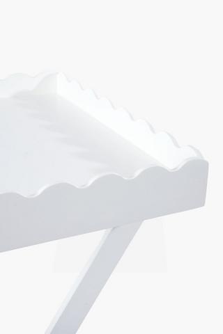 Metro Scallop Butlers Tray