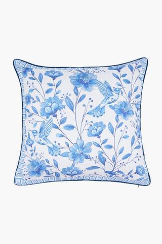 Extra Premium Rita Floral Feather Filled Scatter Cushion, 60x60cm