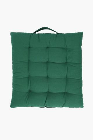 Plain Cotton Chair Pad, 40x40cm
