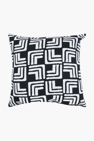 Jacquard Geometric Scatter Cover Only, 60x60cm