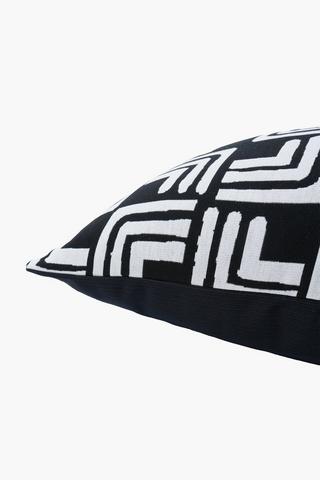 Jacquard Geometric Scatter Cover Only, 60x60cm