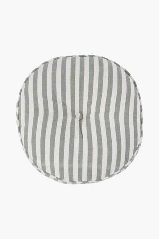 Stripe Round Cotton Chair Pad, 40x40x10cm
